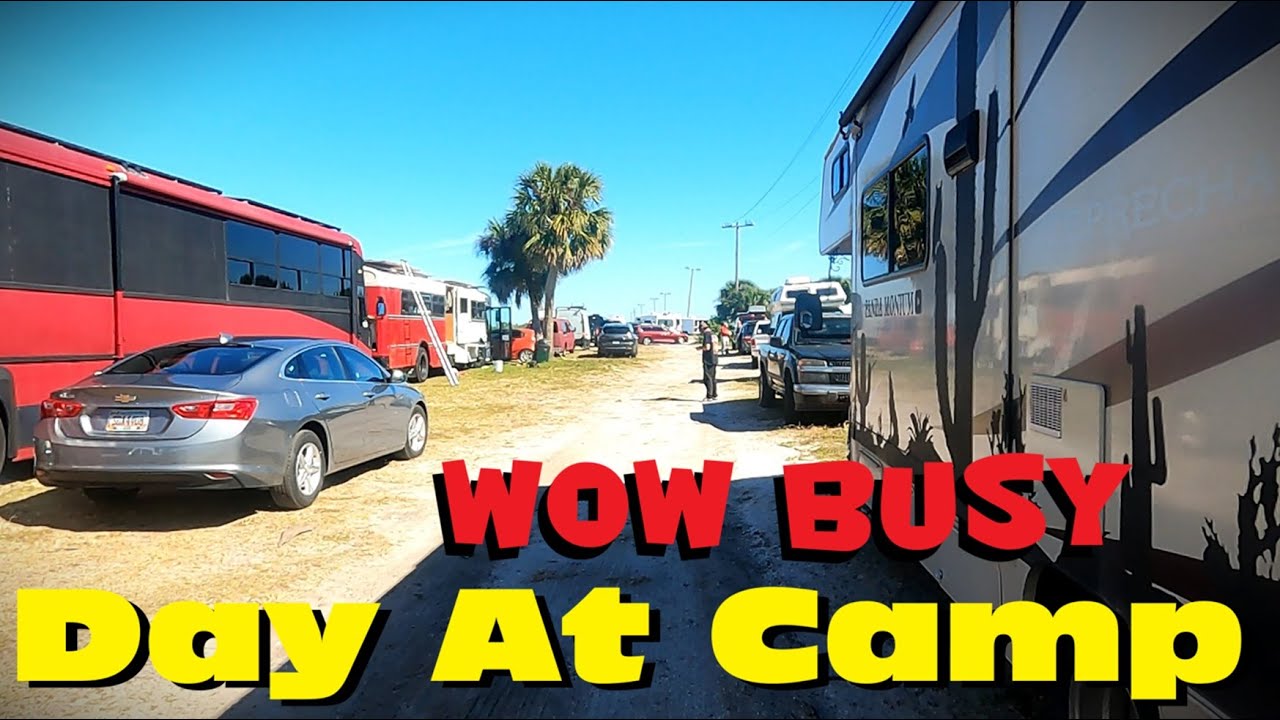 What Boondocking In Florida Can Be Like - Skoolies, Vans, RVs, Rockets, Raccoons, Manatees & Gators