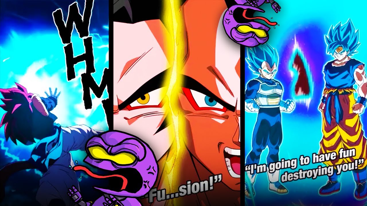 LR SSJ4 GOKU VEGETA GOGETA & LR SSG BLUE SAIYANS GLOBAL ANIMATIONS REACTION | DBZ Dokkan Battle