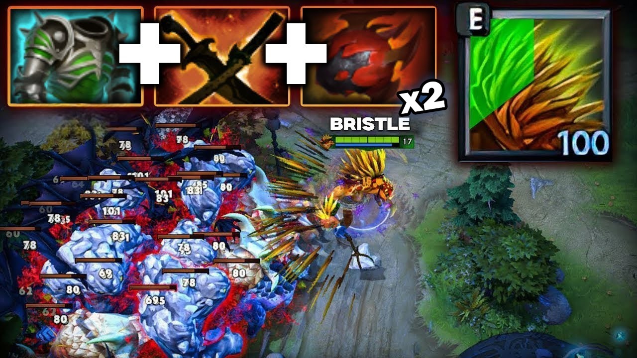 Bristleback in 7.41a Patch🔥🔥Hard Carry 29Kills with x2 Hearts Build Dota 2