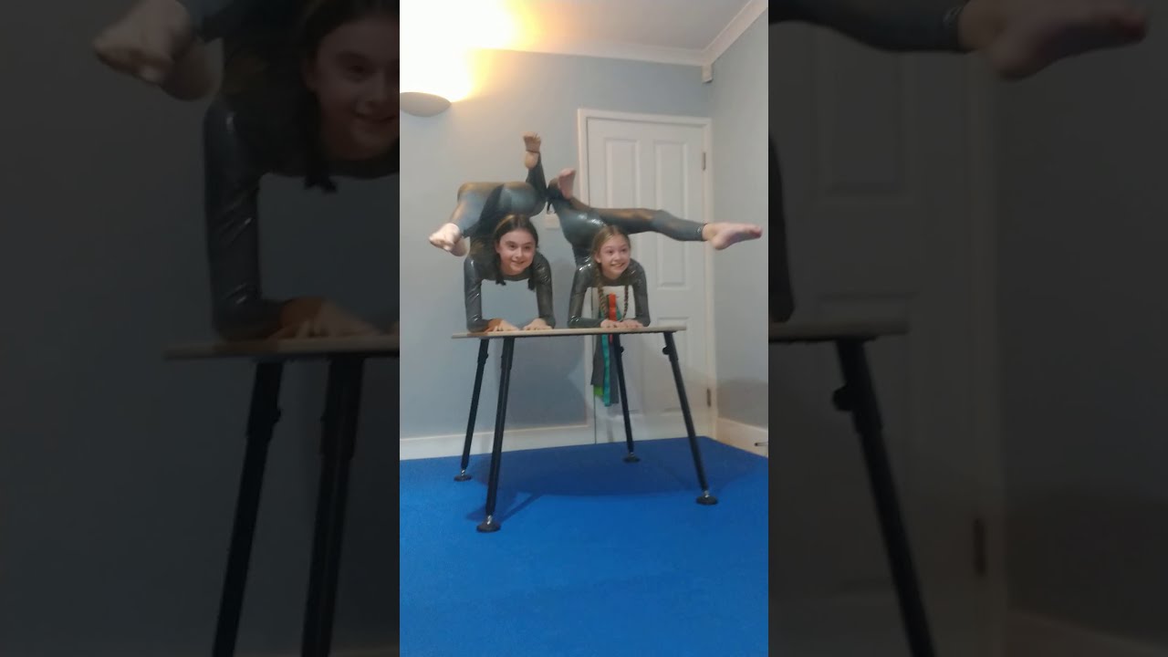Roxy and Lara contortion duo