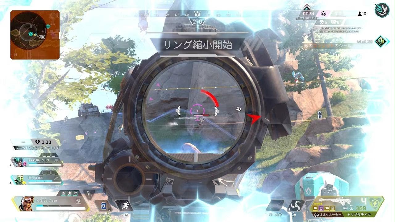 ぬるぬるモードにてミラージュダブハン
