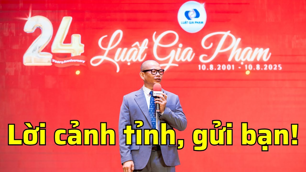 Lời cảnh tỉnh cho doanh nhân - từ kinh nghiệm kinh doanh 24 năm Luật của Phạm Thành Long
