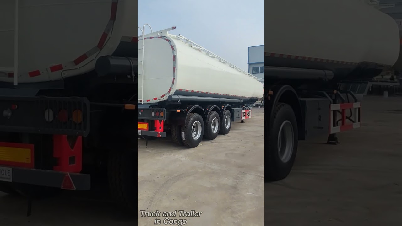 2023 3/Tri Axle 50000 Liters Carbon Steel Fuel Tank Semi Trailer with 5 Compartment