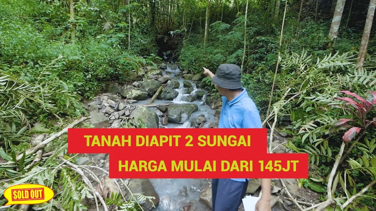Tanah Diapit 2 Sungai View Bukit Dan Sawah, Harga Mulai Dari 145 Juta Dekat Resto Ingkar Janji