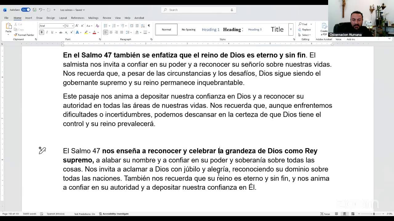 biblia: salmo 46 y 47