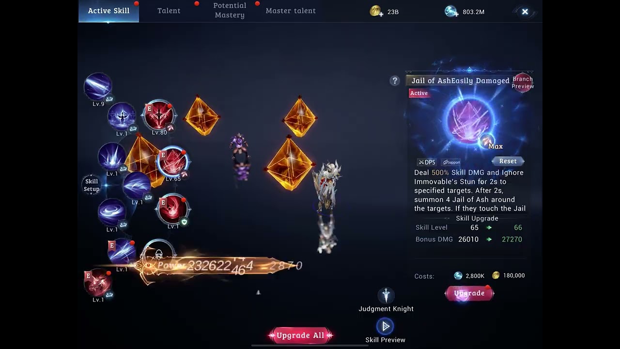 My origin 3 Paladin skill set modifications, no commentary