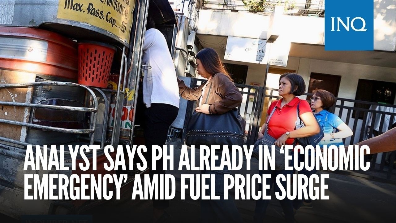 Analyst says PH already in ‘economic emergency’ amid fuel price surge