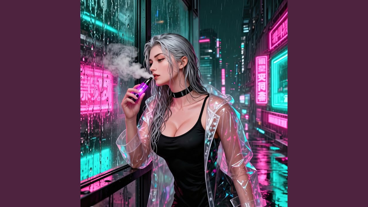 Vinyl Rain on Glass