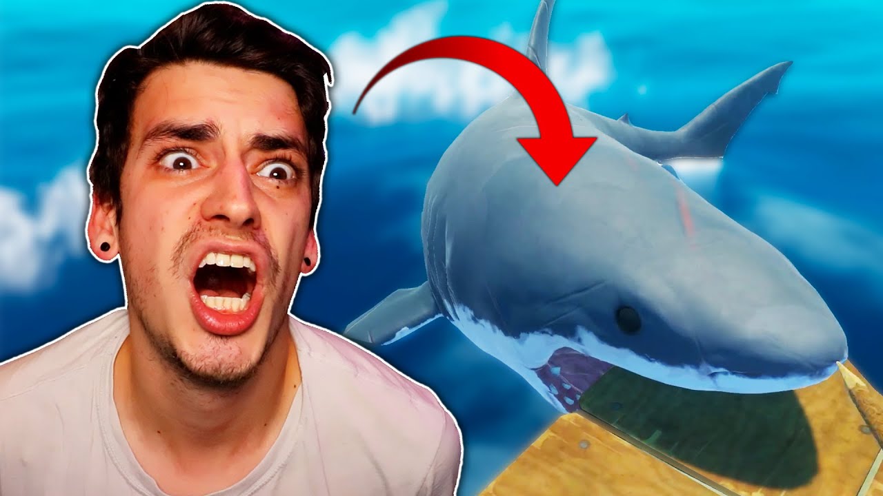 I GOT ATTACKED BY SHARKS! (Raft)