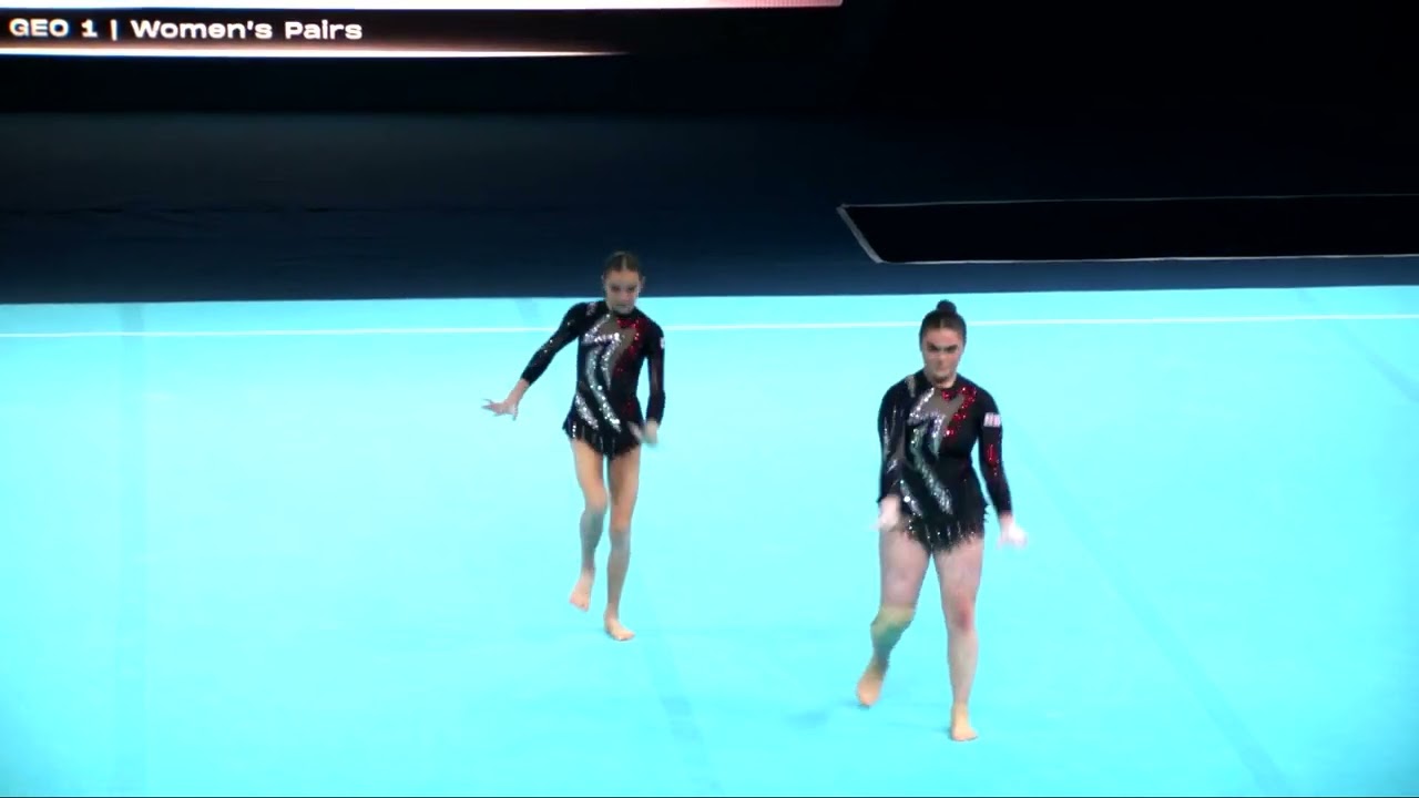 Georgia (GEO) - 2024 Acrobatic Worlds, Guimaraes (POR) Balance Qualification  Women's Pair