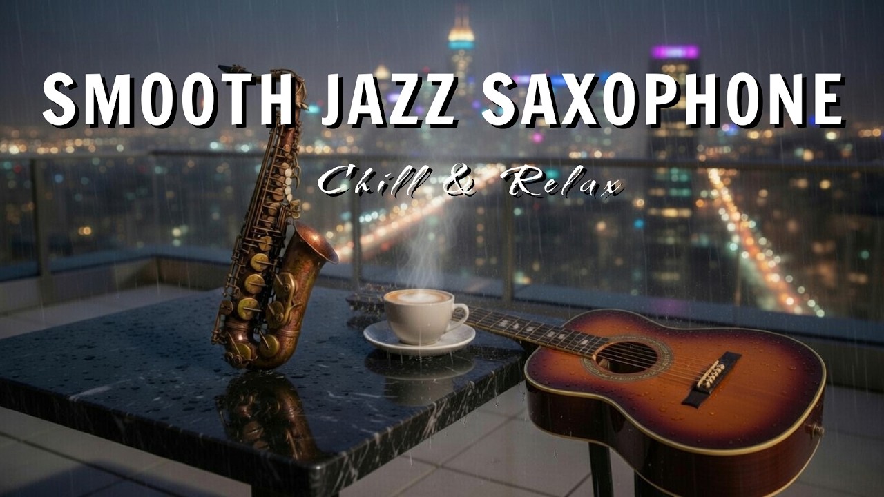 Smooth Jazz & Soul R&B – Saxophone & Guitar Chill Vibes for Work, Study & Relax