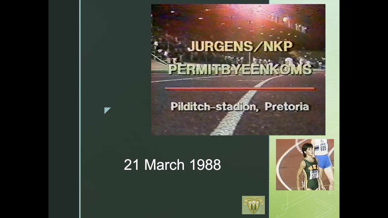 NKP-Jurgens Permit Meeting Pilditch, Pta - 21 March 1988