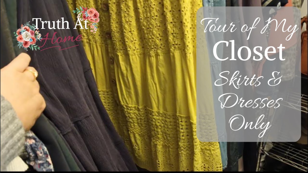 Tour of My CLOSET | Skirts & Dresses Only | Minimalist Wardrobe | Large-Family Mom
