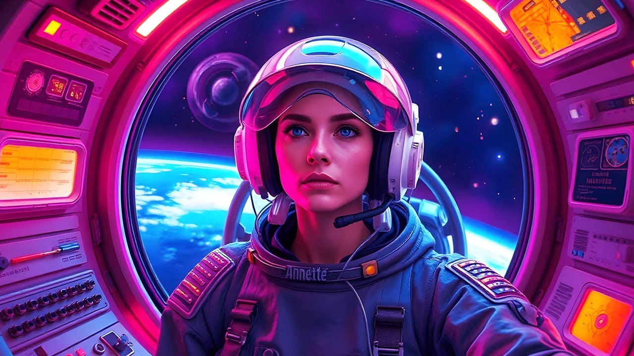 Polish Beauty in Space 🚀 | Synthwave for Love | Synthesizer [SUPERWAVE]