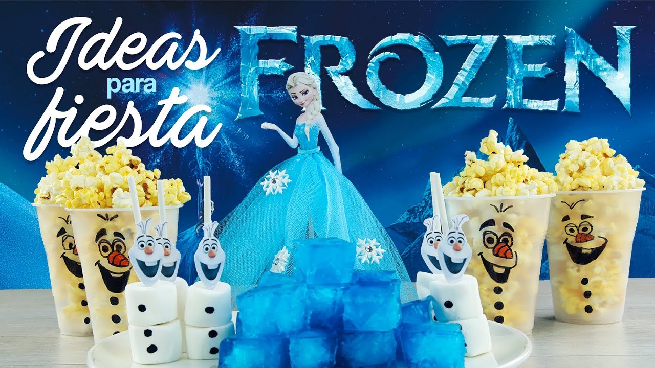 Ideas fáciles y económicas! para fiesta de Frozen Disney
