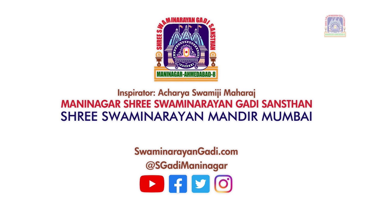 Bhajan Sandhya 2025 - Shree Swaminarayan Mandir Mumbai