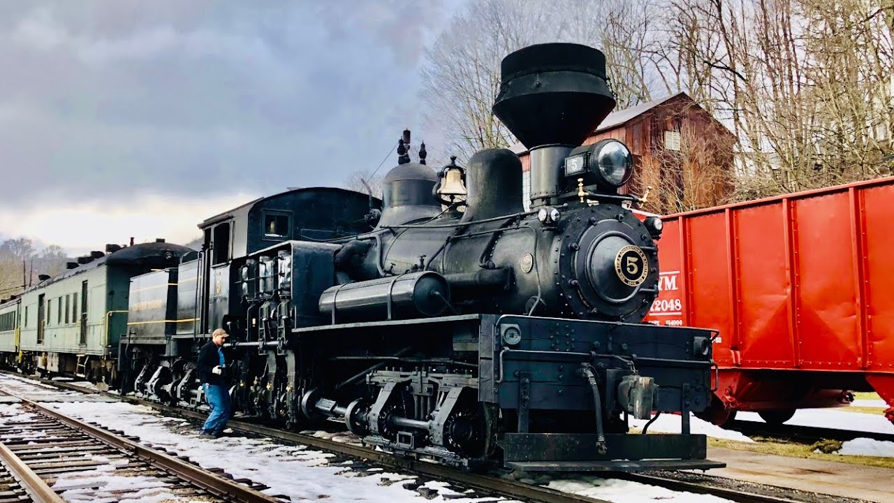 Cass Scenic Railroad: Shay #5 in the Snow 2-1/2-2025