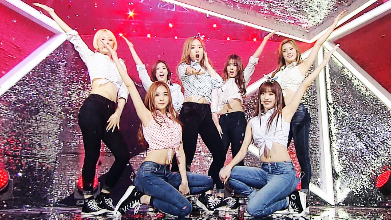 Pine (SONAMOO) - Bing Round (Round N Round) @ Популярная песня Inkigayo 20150906