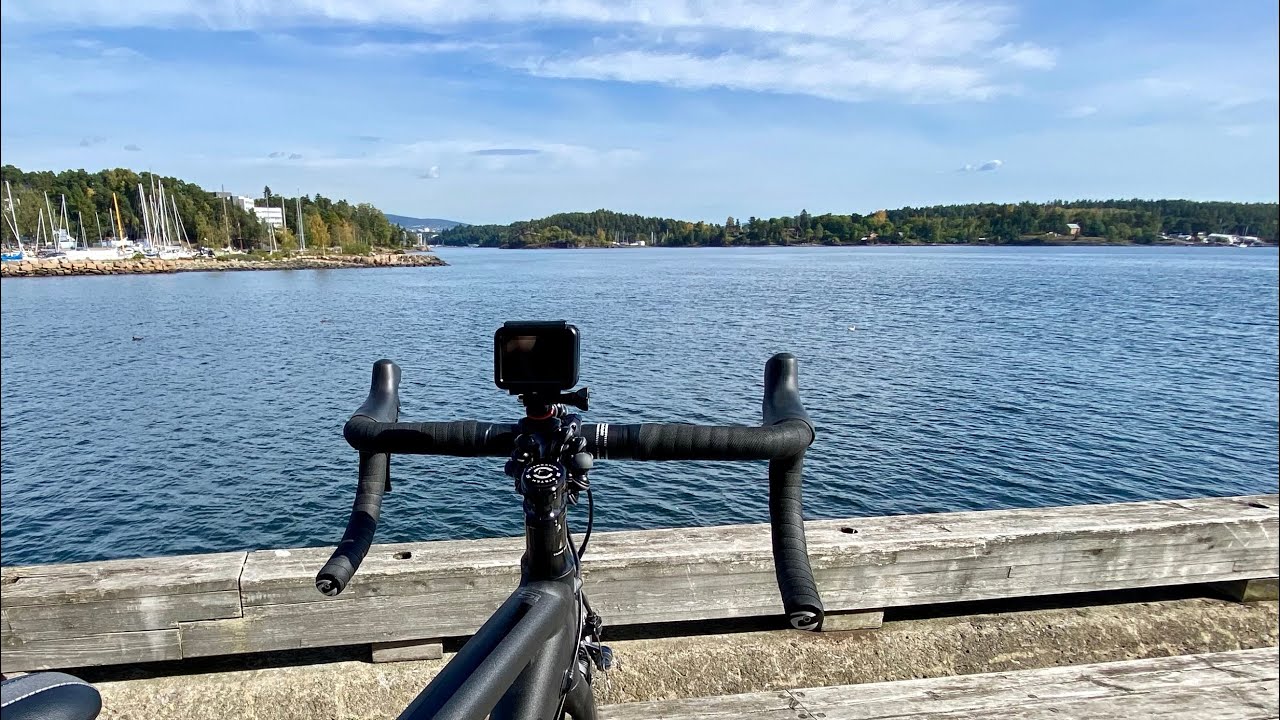 Bike ride Norway from Lysaker to Oslo city center by the water
