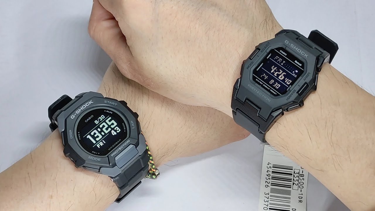 Casio G-Shock GBD-300-1 vs Casio G-Shock GD-B500-1