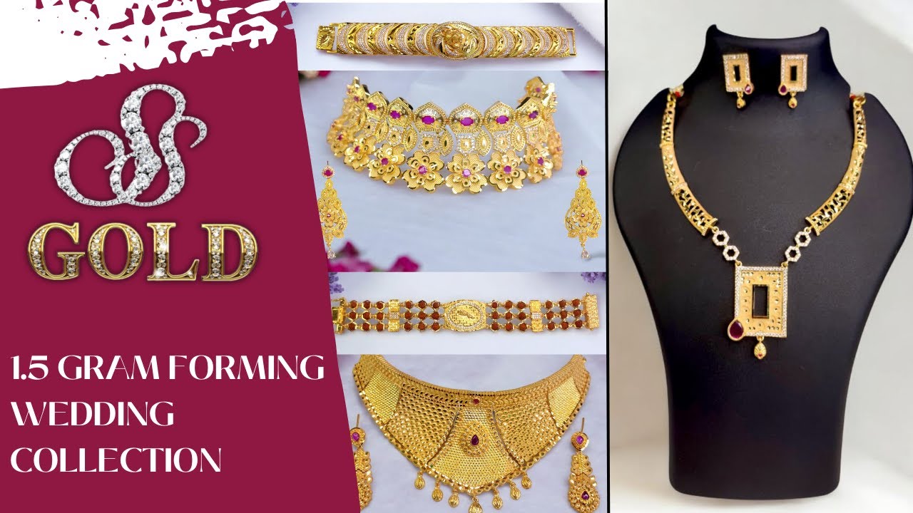SS Gold Forming Wedding Collection | Best Forming Designs | 1.5 Gram Gold Plated Jewellery