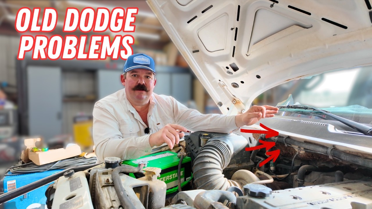Fixing Vacuum Leaks on an Old Dodge Truck | AC Works Again, 4WD Still Fighting Us