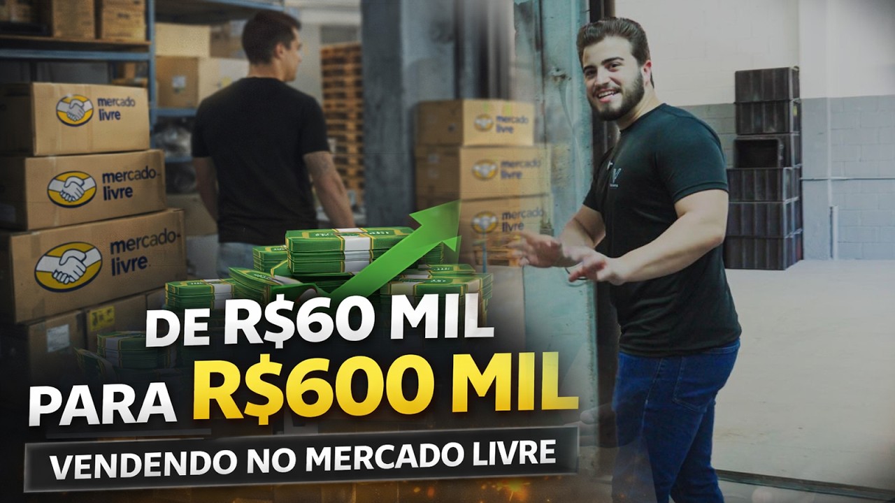 Conhecendo o galpão de um mentorado que fatura R$ 600 mil por mês no Mercado Livre