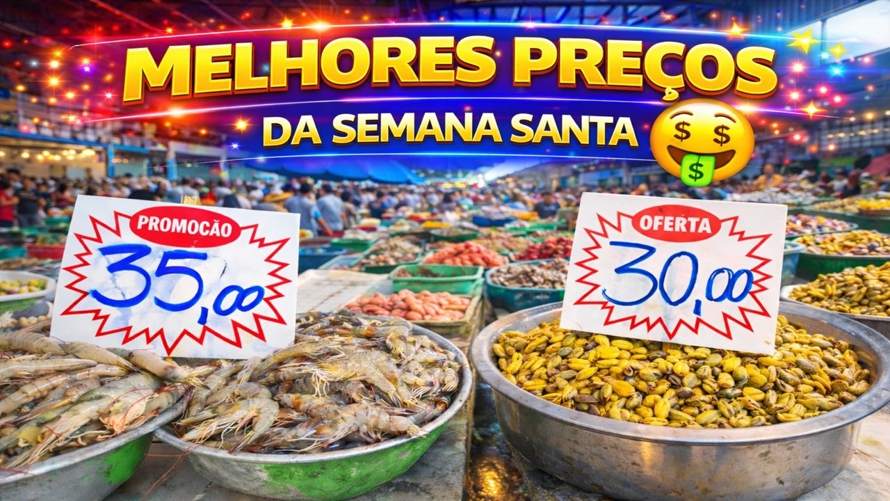 Voc&ecirc; N&Atilde;O VAI ACREDITAR nos PRE&Ccedil;OS do PEIXE durante a SEMANA SANTA em MACEI&Oacute;-AL!