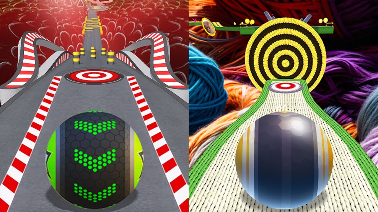🌈 Going Balls VS Action Balls, Temple Rolling Balls, Super Rolling Balls, Rolling Balance Ball 3D