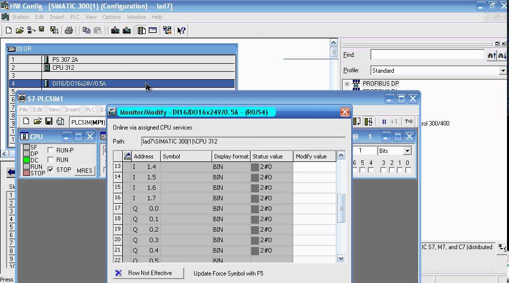 SIMATIC STEP 7 Professional программка самоподхват на языке LAD