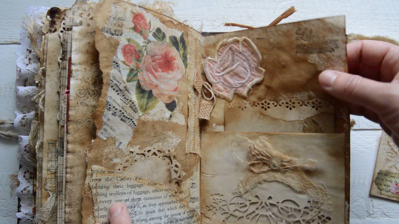 Junk journal -Vintage Rosa azure part 2.(sold)