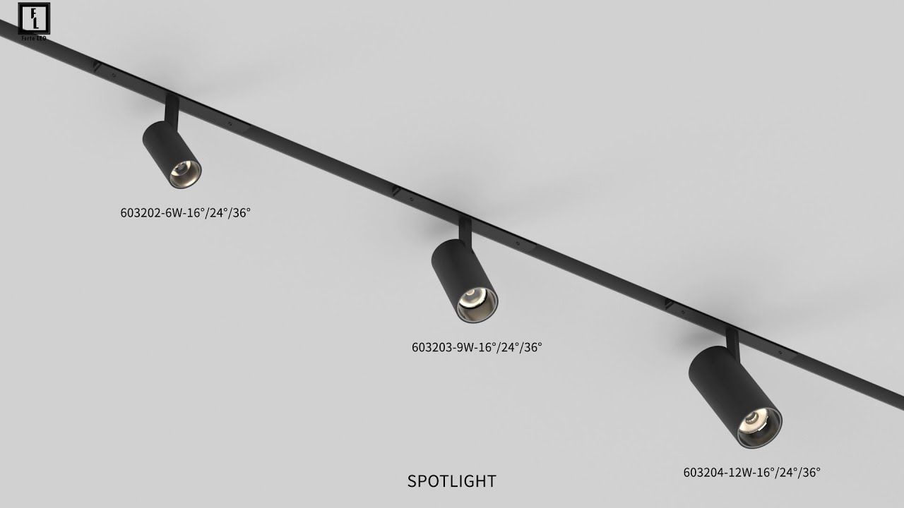 FORTELED Linear, magnetic track light / magnet siinivalgustid / magneettikisko