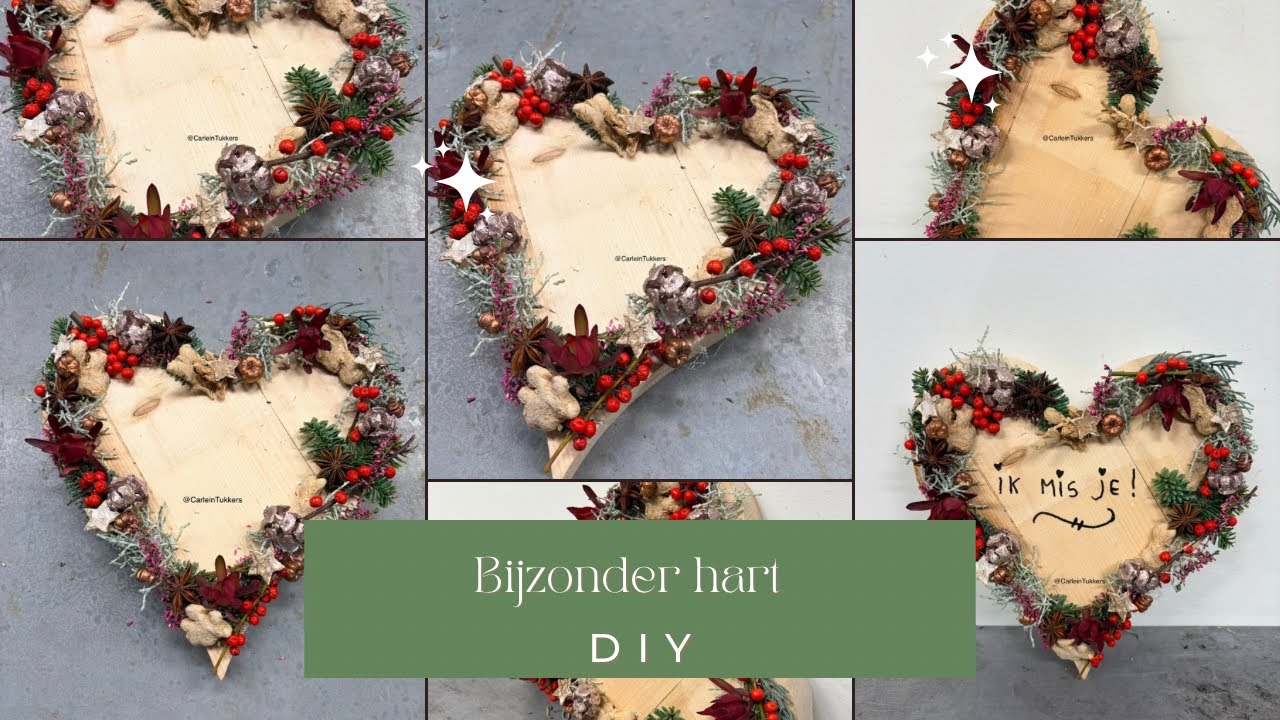 Bijzonder hart bloemstuk 💕 ❤️| Cursus Bloemschikken #387 |Carlein Tukkers