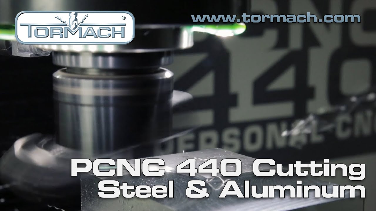 Tormach PCNC 440 Cutting Demonstration: Steel and Aluminum