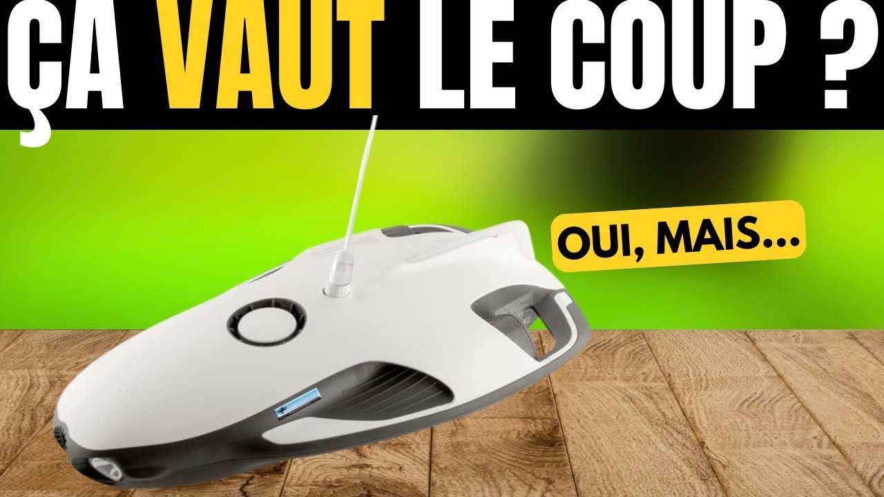 PowerVision PowerRay Explorer – Drone Sous-Marin 12.4 MP, Couleur Blanc