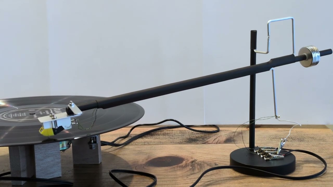 DIY Vintage-style Tonearm with Solid Core Wire