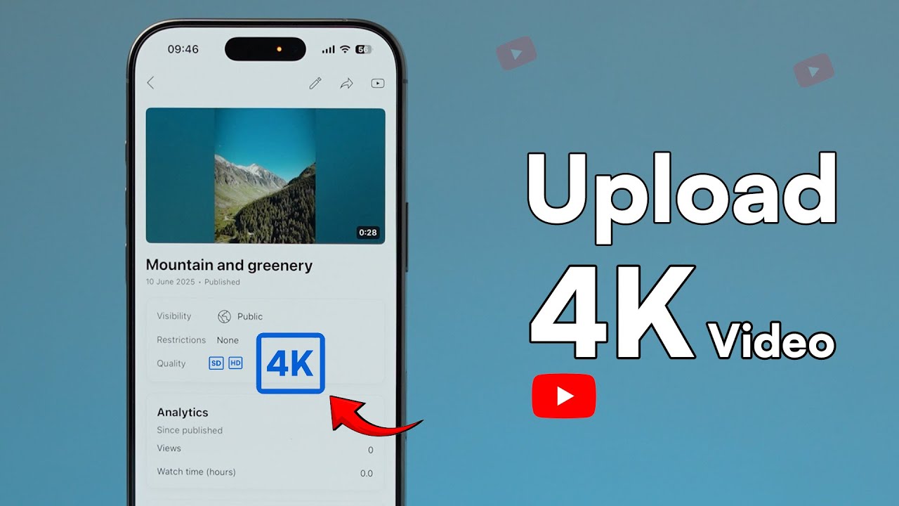 How to Upload High Quality 4K Video to YouTube?