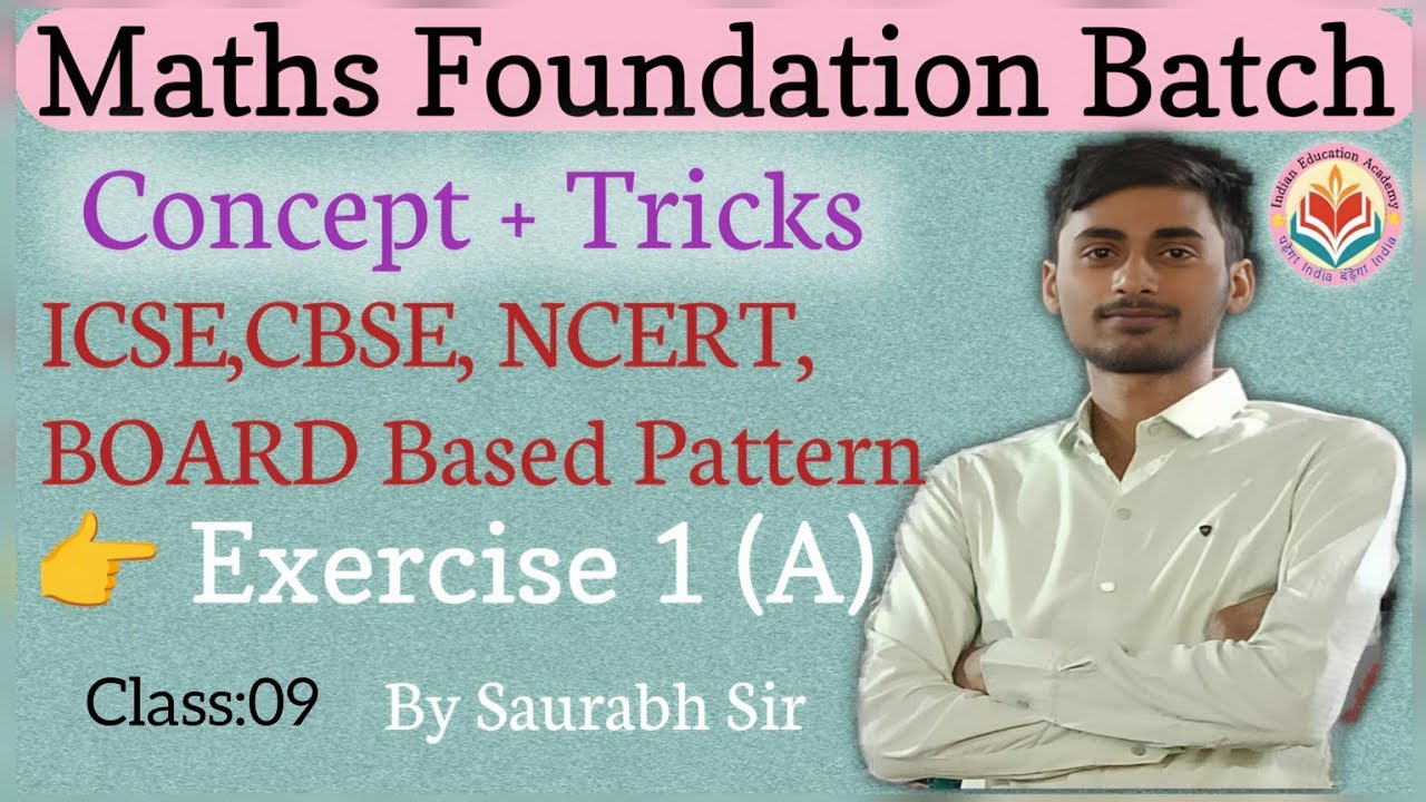 Questions of Exercise 1 (A) & 1(B) ||Class 9th Maths||2026-27|| Class:09 || 