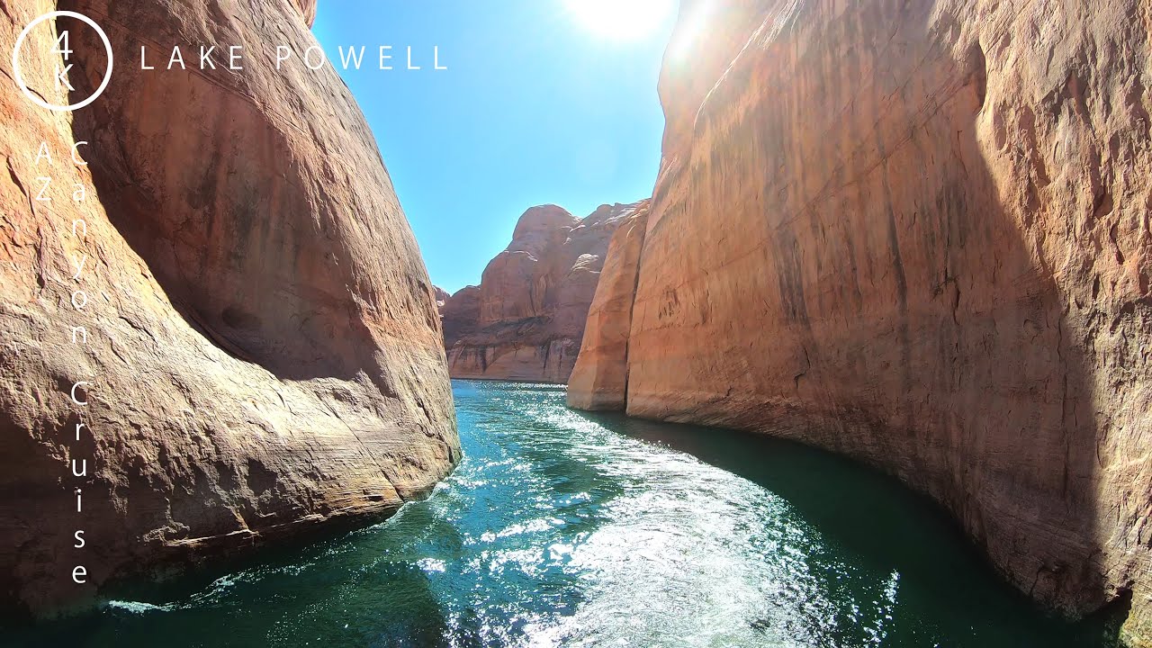 AZ Sunrise Canyon Cruise - Lake Powell in Page, Arizona 4K