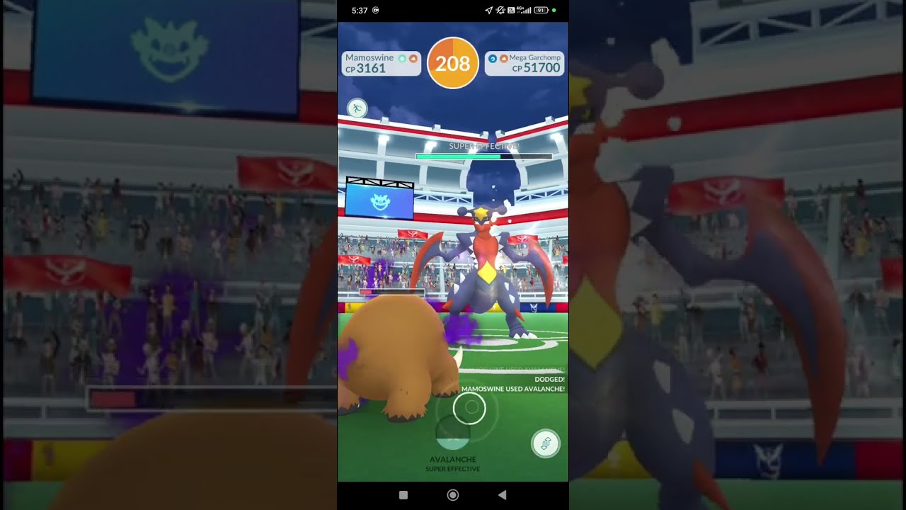 Solo Mega Garchomp Raid in Pokemon GO