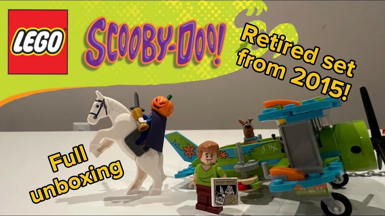 Building the Lego Scooby-Doo plane set (75901)