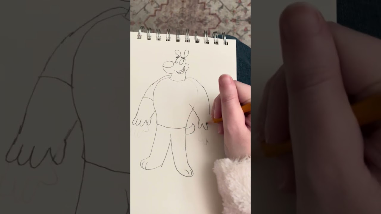 Drawing and Coloring Valentine Dudley Puppy (Fan Art Friday)