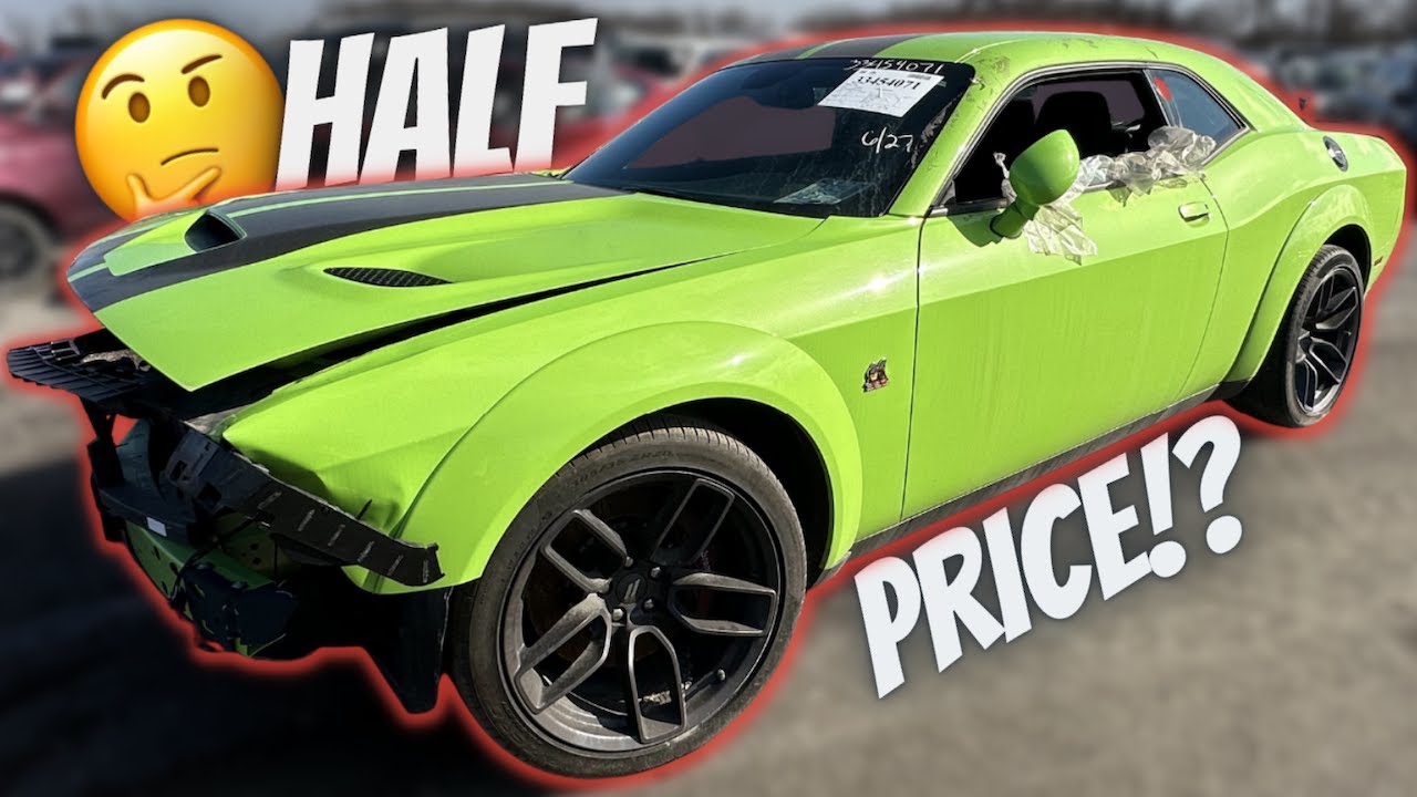 Покупка ДЕШЕВЫХ Dodge HELLCATS и SCAT PACKS на аукционе утильсырья!