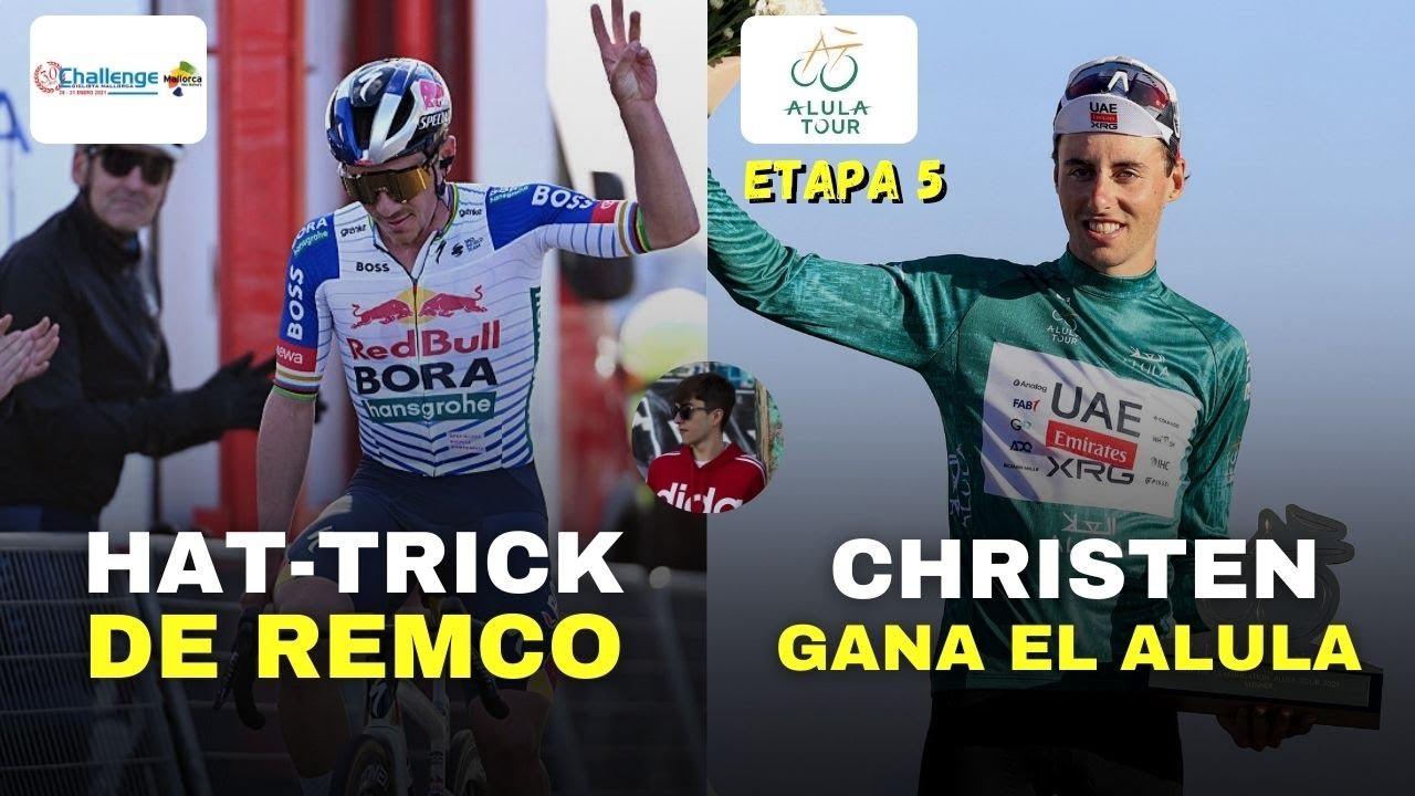 HAT TRICK DE EVENEPOEL EN MALLORCA Y CHRISTEN GANA EL ALULA TOUR ANTE HIGUITA