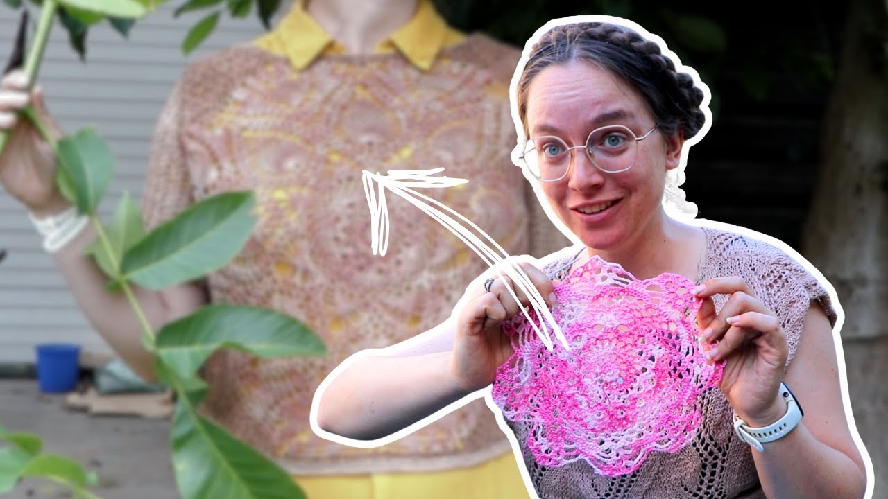 Chaotic Crochet Vlog: Make the Feiyu blouse with me (it's just one big doily)