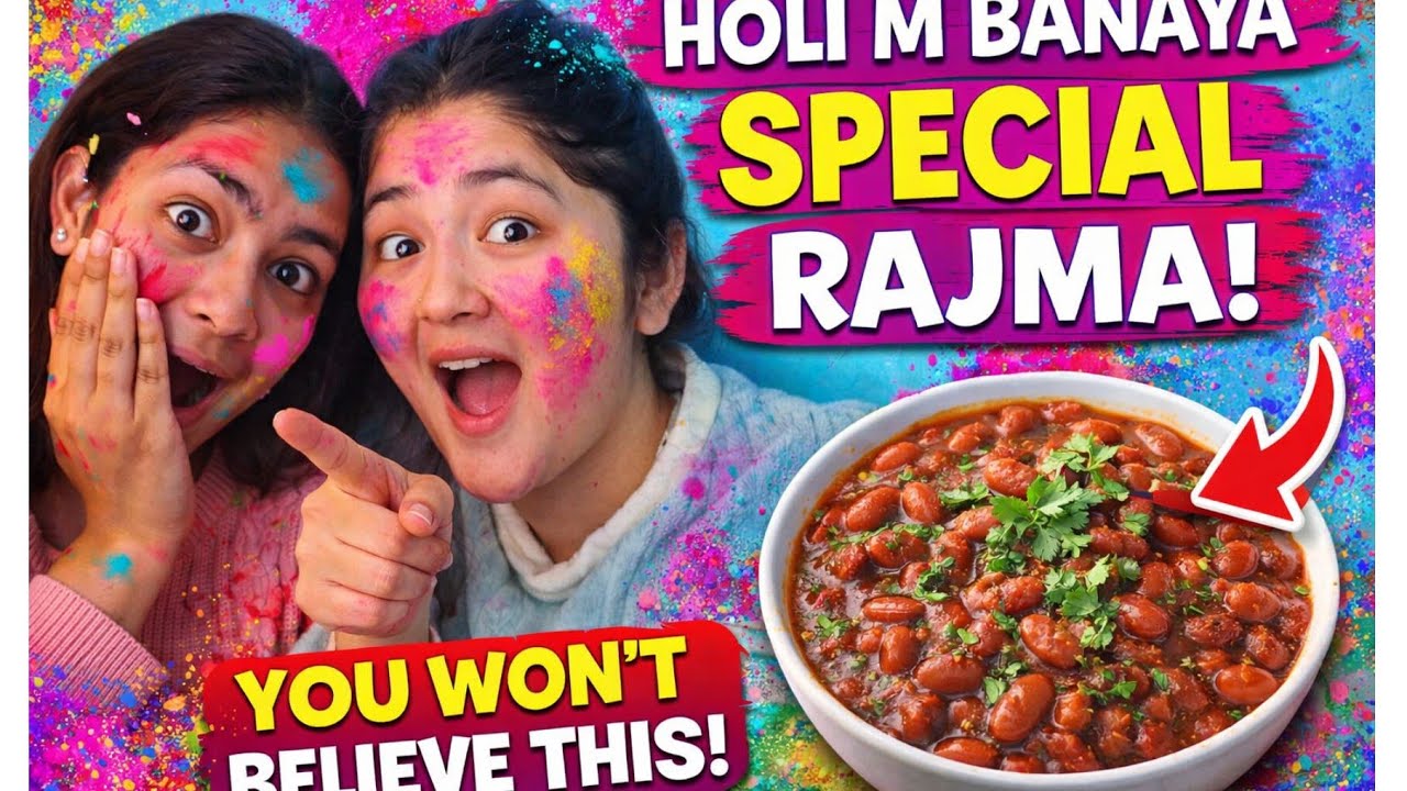 Holi Pe Banaya Yeh… Aur Sab Shock Ho Gaye! 😱🌈 || Vlog 21 