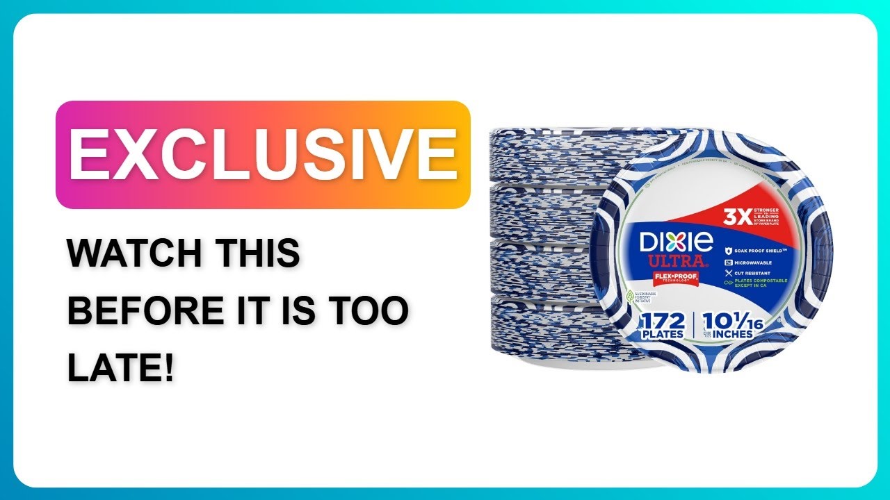 REVIEW (2026): Dixie Ultra Large Paper Plates | WATCH THIS BEFORE IT IS TOO LATE!