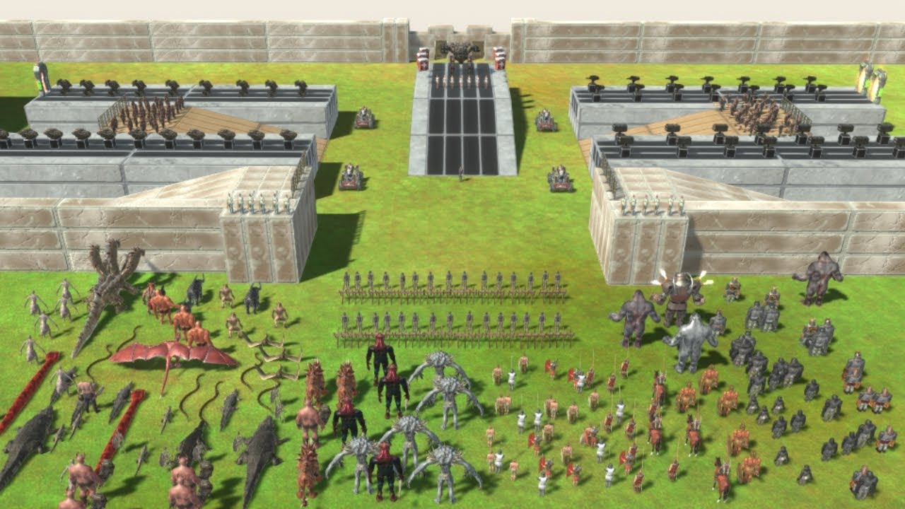 B.O.S.S. Factory Defense Mission ARBS Animal Revolt Battle Simulator