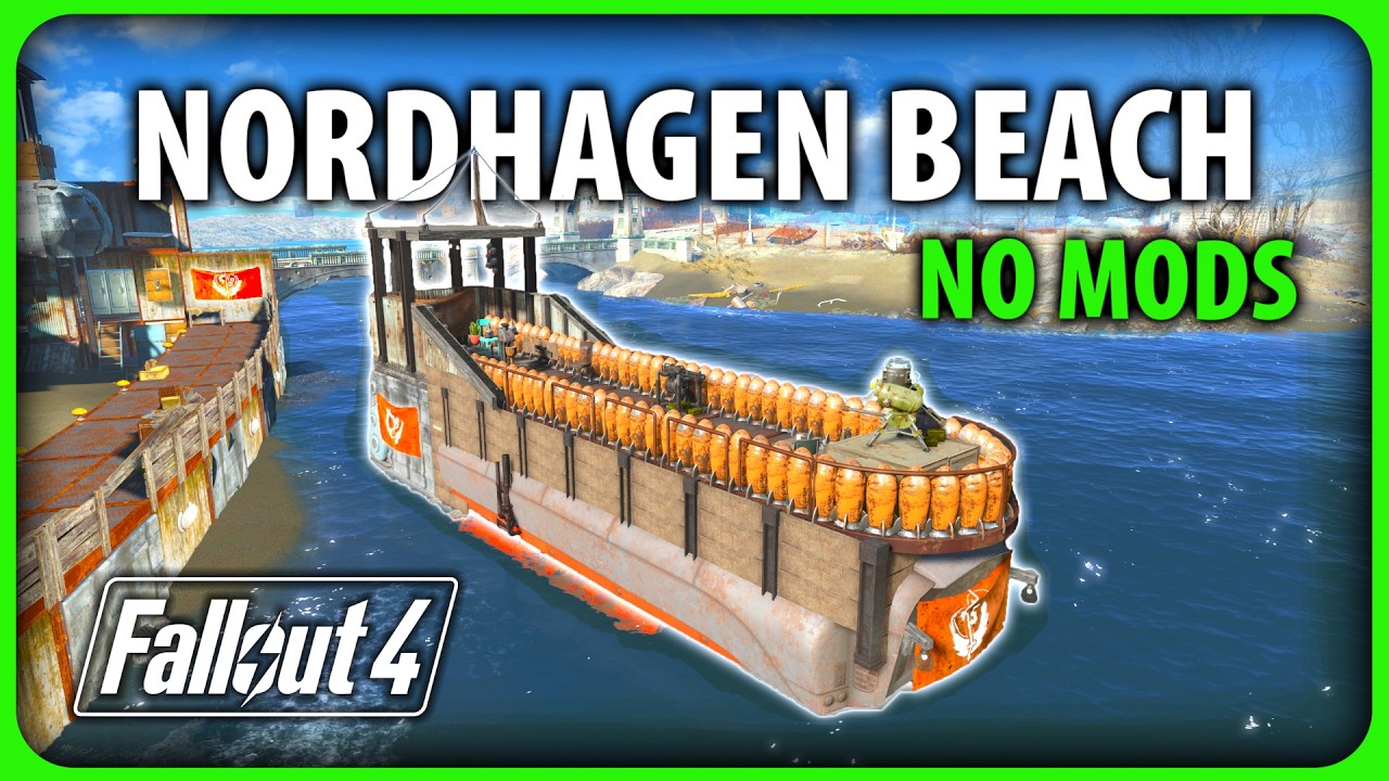 Fallout 4 - Rebuilding Nordhagen Beach (No Mods)