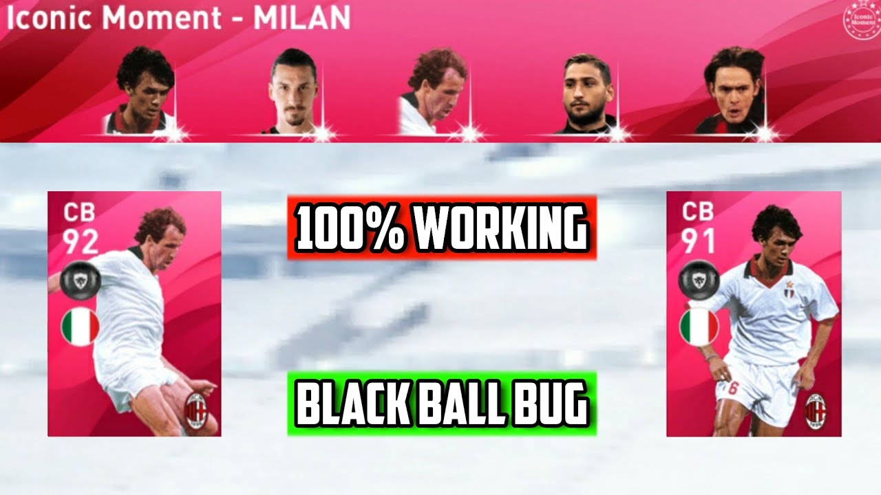 Black Ball Bug Trick in Iconic Moment - MILAN Box Draw || Pes 2020 Mobile